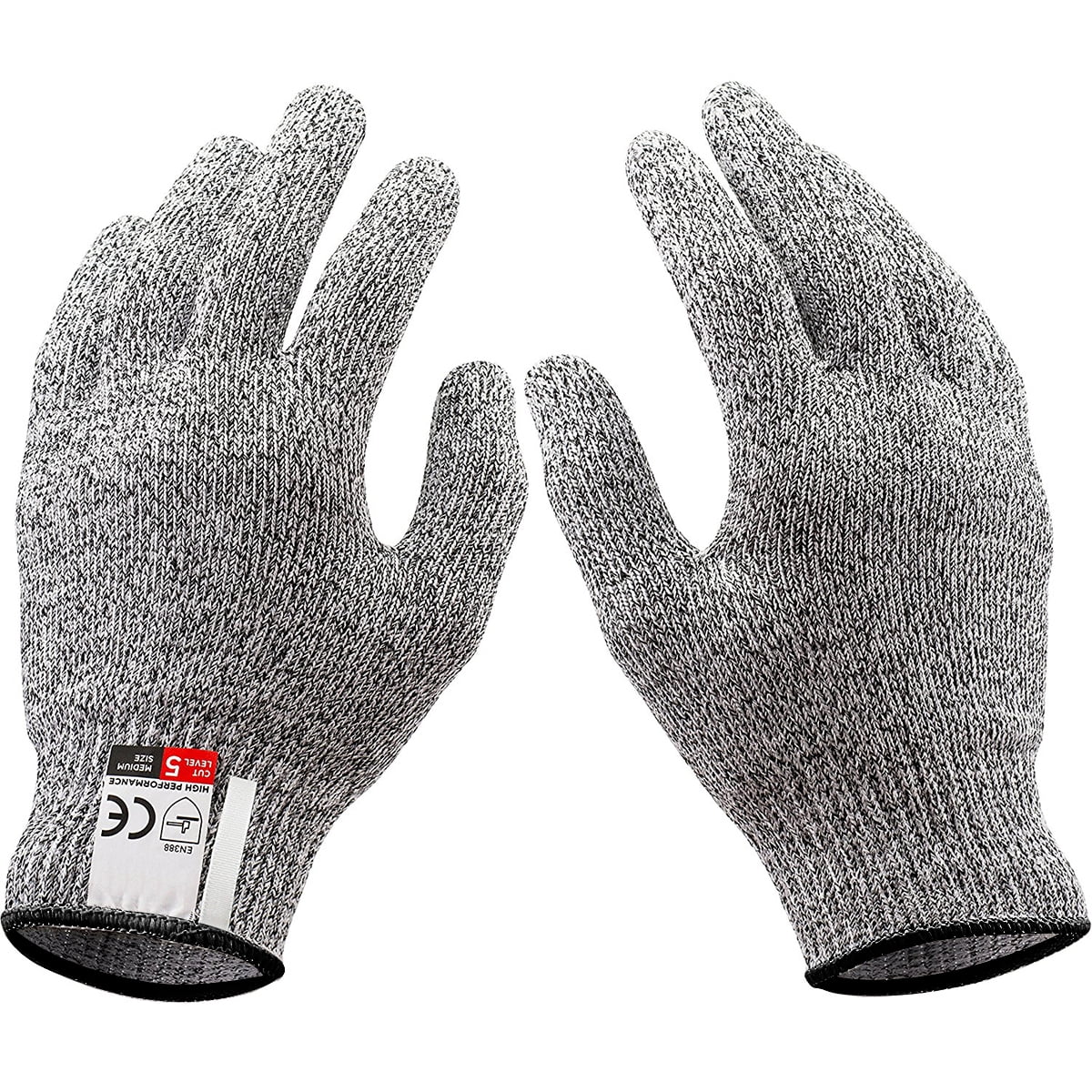5 Protective Cut Resistant Gloves Safety Handwork Kitchen Cutting Butcher Level